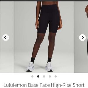 Lululemon Base Pace High-Rise Short 8"